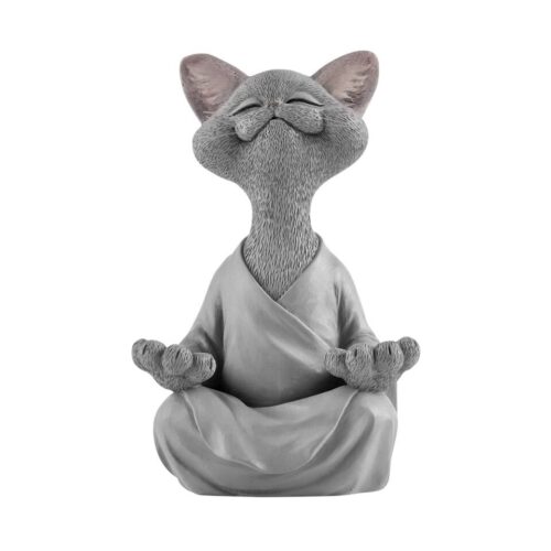 Happy Buddha Cat