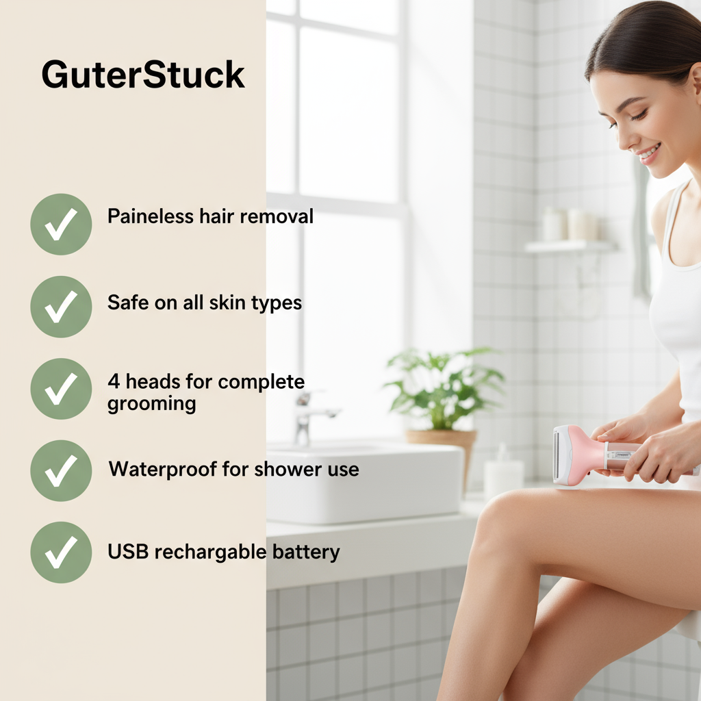 GuterStuck™ 4-in-1 Electric Hair Removal System