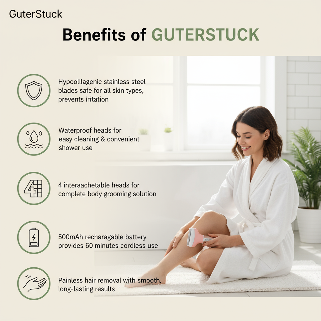 GuterStuck™ 4-in-1 Electric Hair Removal System