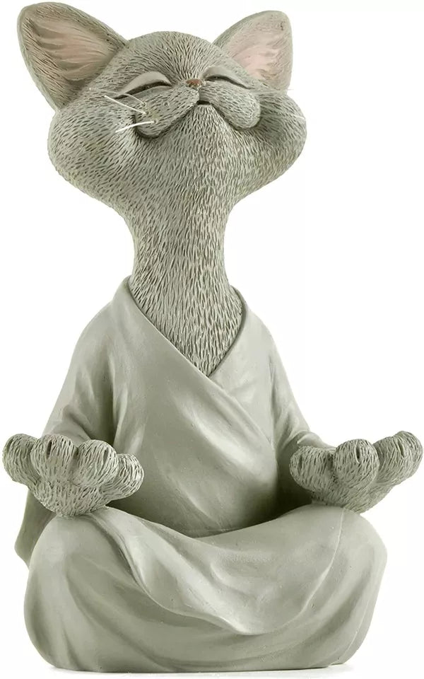Happy Buddha Cat