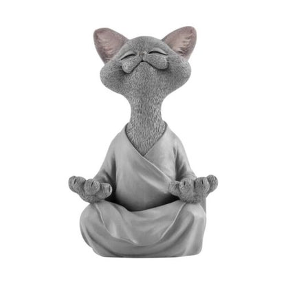 Happy Buddha Cat
