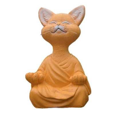 Happy Buddha Cat