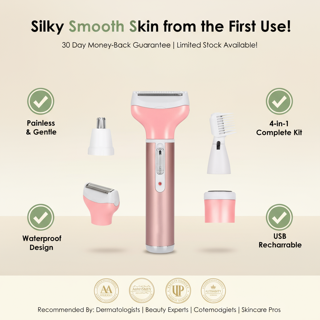 GuterStuck™ 4-in-1 Electric Hair Removal System