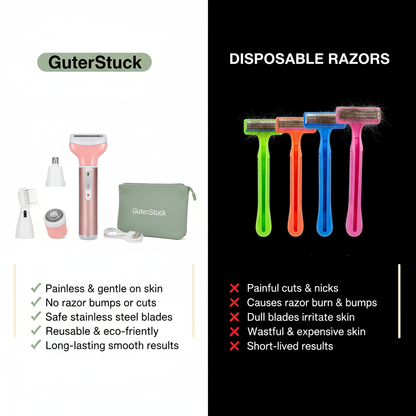 GuterStuck™ 4-in-1 Electric Hair Removal System