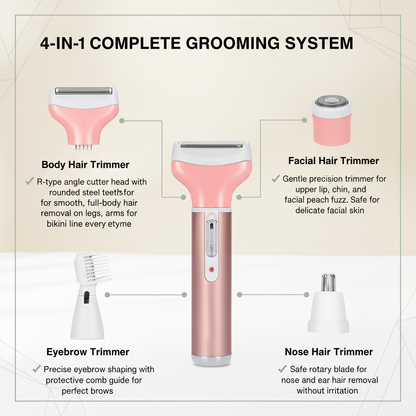 GuterStuck™ 4-in-1 Electric Hair Removal System