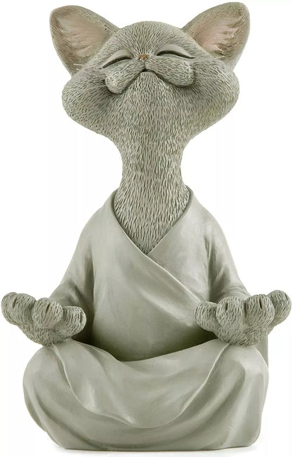 Happy Buddha Cat
