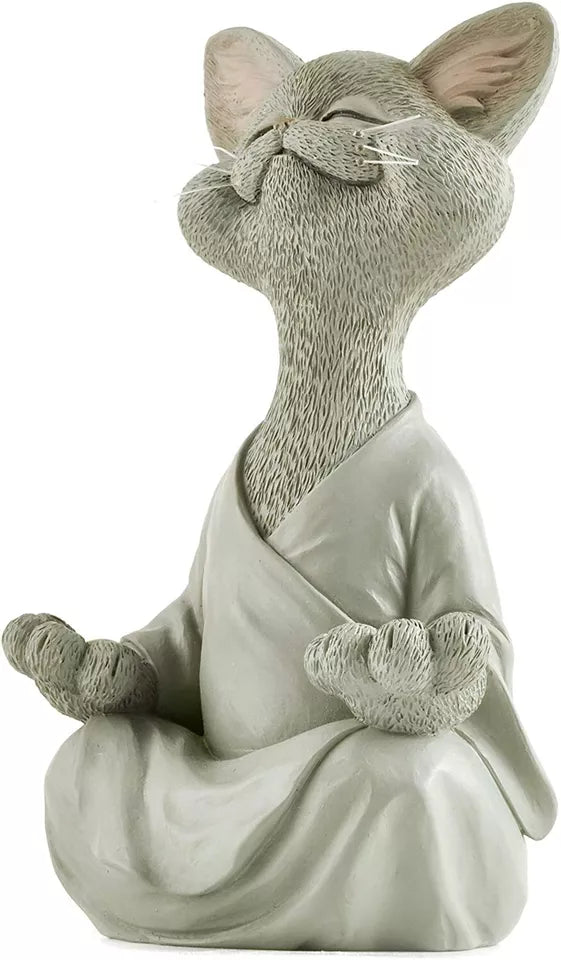 Happy Buddha Cat